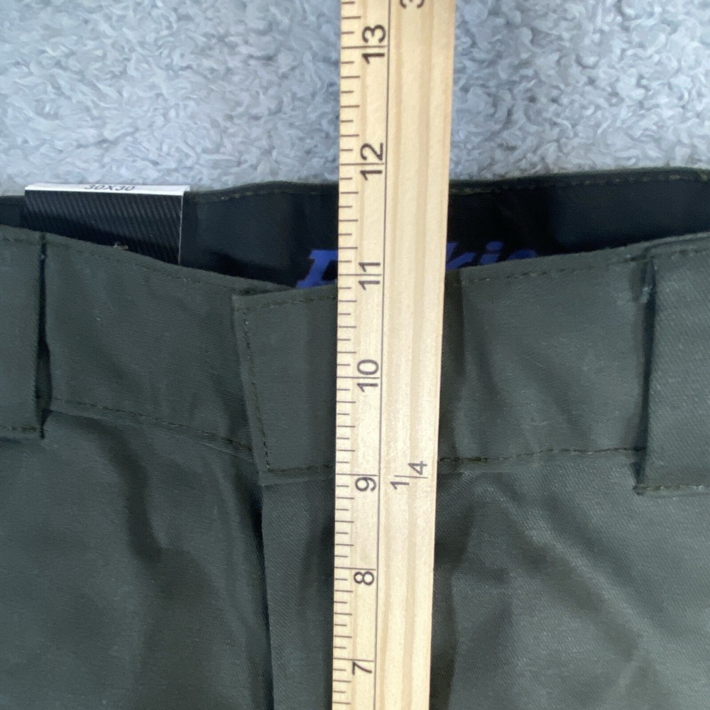Dickies Pants 30x30 Green Slim Fit Tapered Leg‎ Flex Twill NWT - Picture 9 of 15